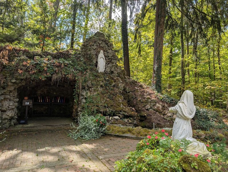 Grottos Tucked Into The Grounds