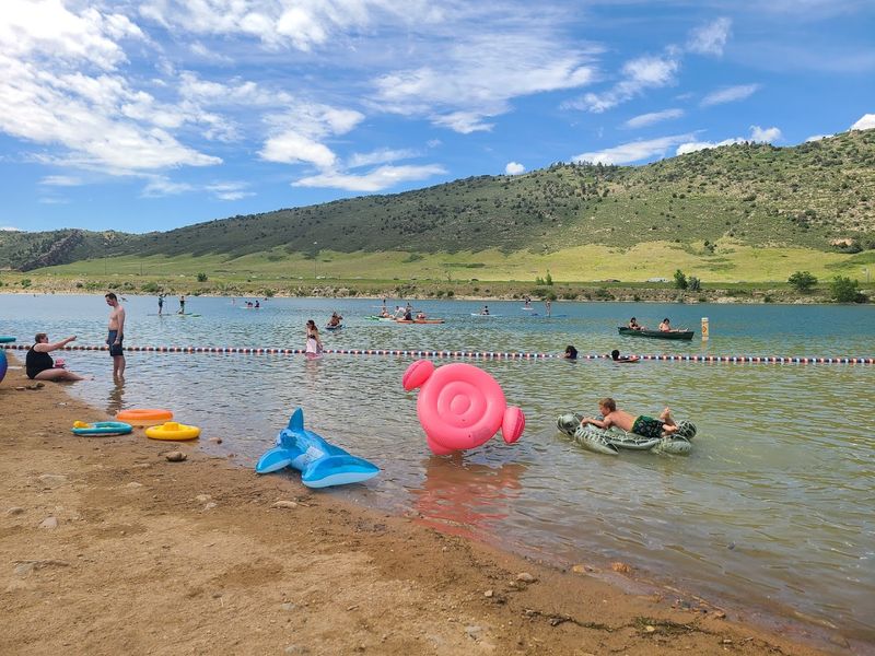 Big Soda Lake Swim Beach at Bear Creek Lake Park (Lakewood)