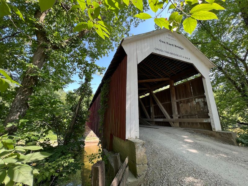 Historic Cox Ford Covered Bridge (Bloomingdale)