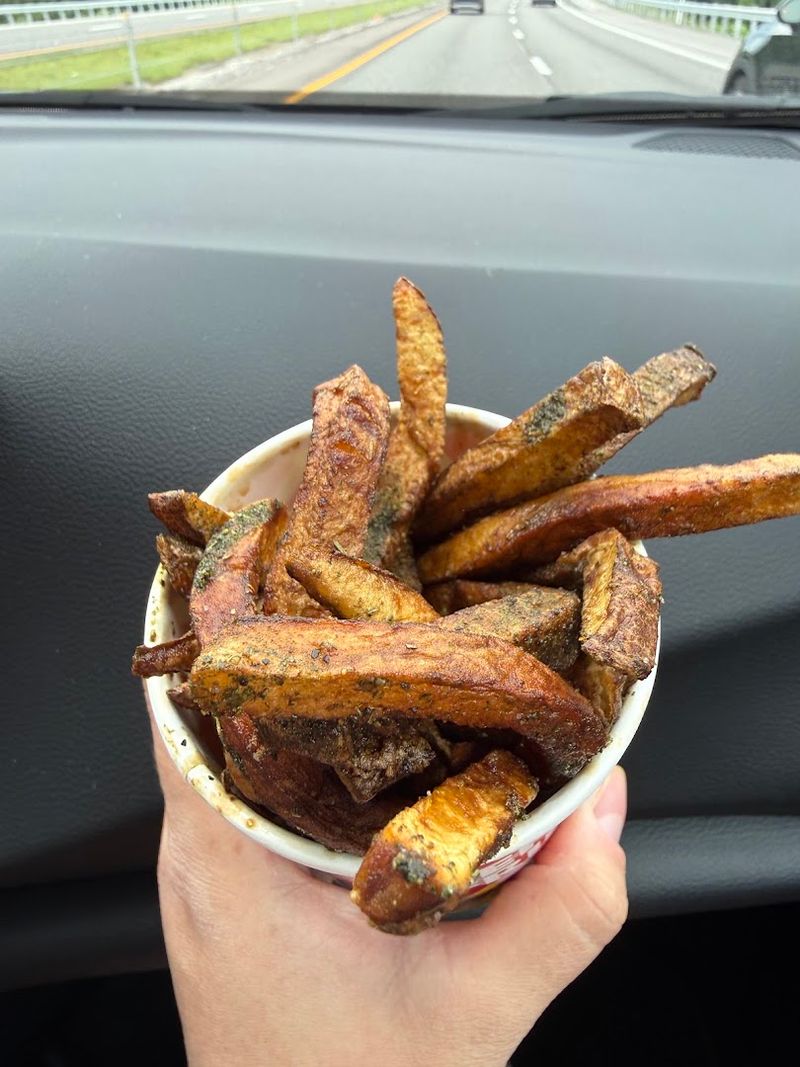Hand-Cut Fries Cooked in Beef Tallow