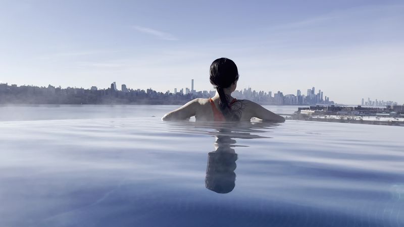Heated Pools and Therapeutic Baths Make It Easy to Linger for Hours Heated Pools and Therapeutic Baths Make It Easy to Linger for Hours