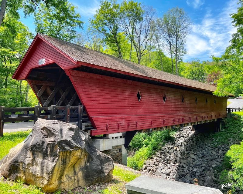 Historic Newfield Covered Bridge (Newfield) Historic Newfield Covered Bridge (Newfield)