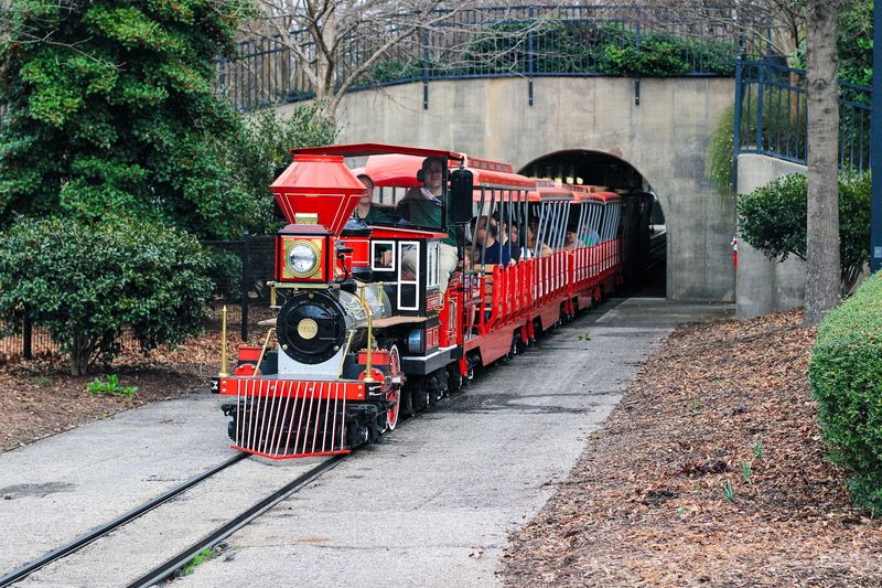 Hop aboard the miniature train Hop aboard the miniature train