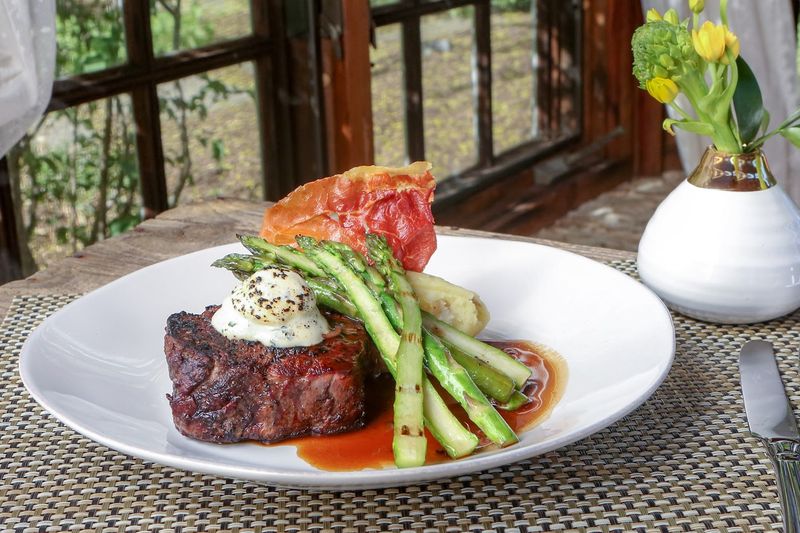 Dining in a Restored Pump House Adds Character