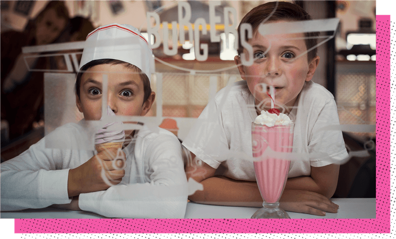 Ice cream and sweet choices make the experience even better Ice cream and sweet choices make the experience even better