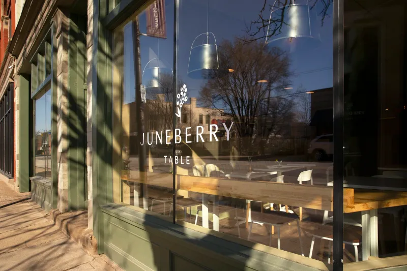 Juneberry Table, Cleveland Juneberry Table, Cleveland