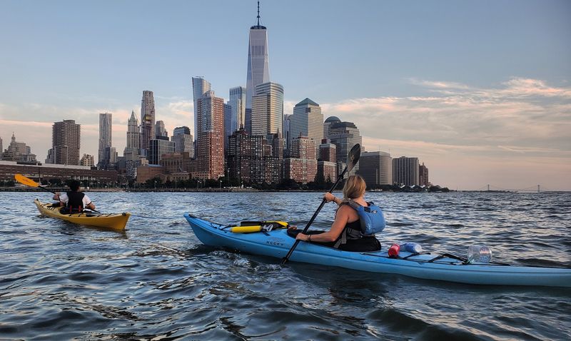 Kayak or paddleboard at Hoboken Cove Community Boathouse Kayak or paddleboard at Hoboken Cove Community Boathouse