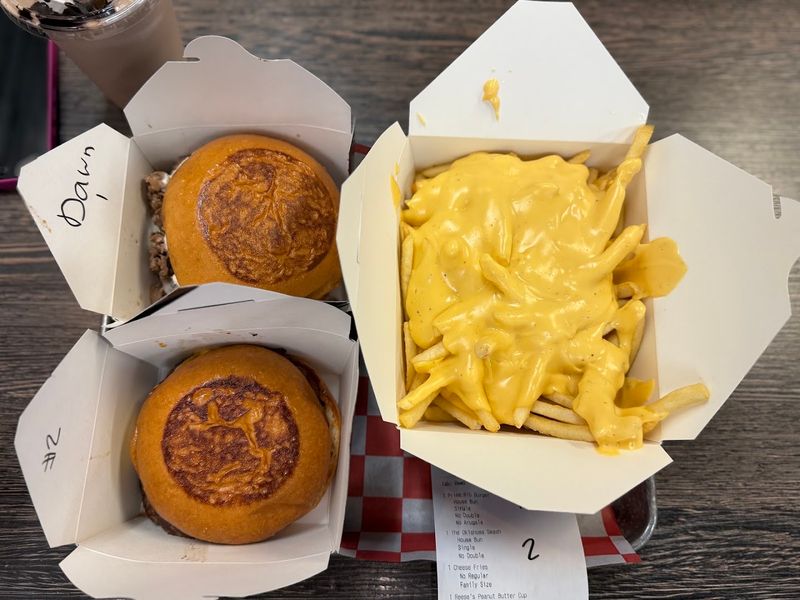 Loaded Shmacc Fries and thick milkshakes complete the comfort-food feast Loaded Shmacc Fries and thick milkshakes complete the comfort-food feast