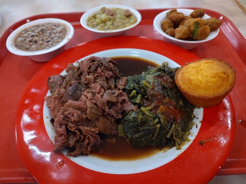 Loading Up a Meat-and-Three Plate Loading Up a Meat-and-Three Plate