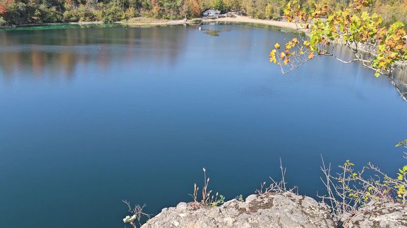 Where the Water Turns Indiana Electric Blue