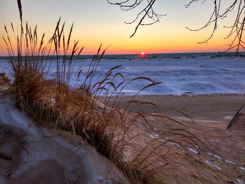 Michigan's West Coast Sunsets Hit Different From This Angle