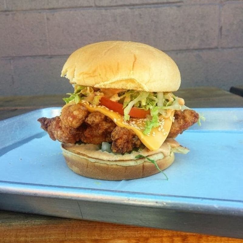 More than hot dogs: burgers and chicken sandwiches More than hot dogs: burgers and chicken sandwiches