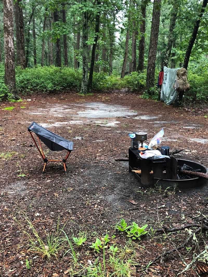 Nine simple campsites keep the experience small and peaceful Nine simple campsites keep the experience small and peaceful