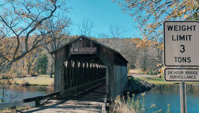 One of the Rare Michigan Bridges You Can Still Drive Through One of the Rare Michigan Bridges You Can Still Drive Through