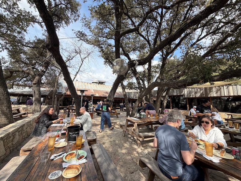 Outdoor Seating With Live Music and Hill Country Views Outdoor Seating With Live Music and Hill Country Views