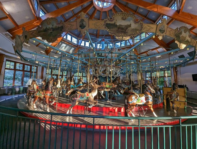 Ride the historic carousel Ride the historic carousel