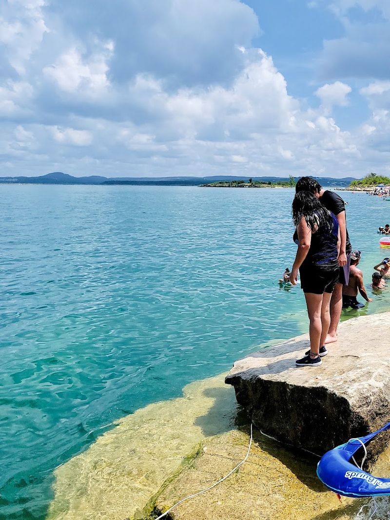 Rock Ledges Perfect for Cliff Jumping and Lounging