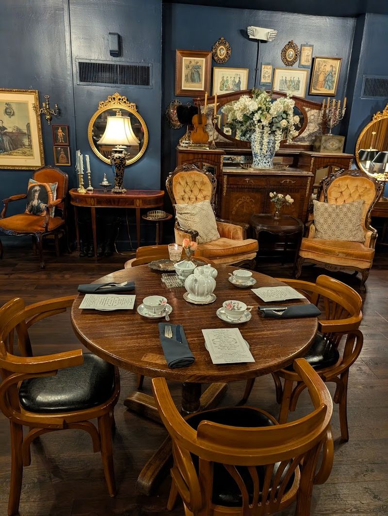 Romantic lighting and intimate seating