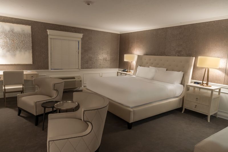 Rooms balance comfort with an elegant feel
