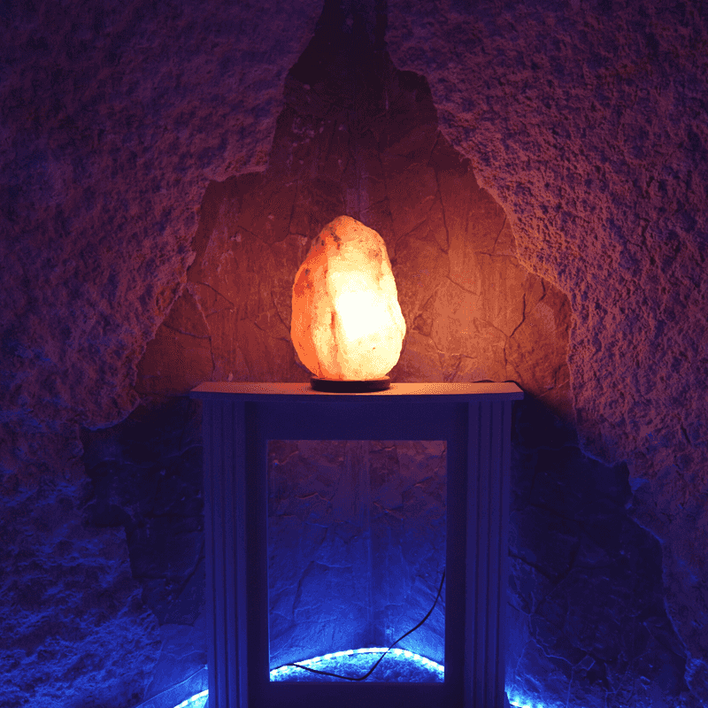 Rose-Colored Salt Walls and Shifting Lights Create an Otherworldly Escape