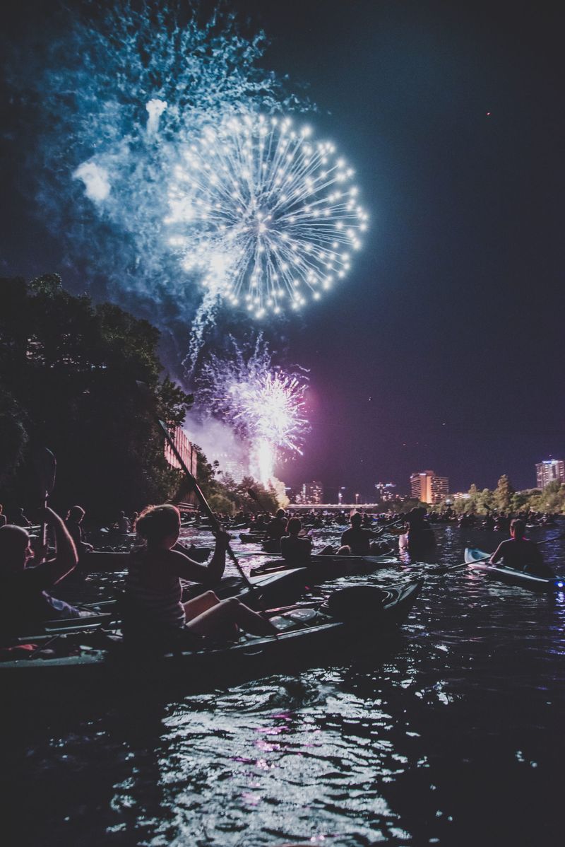 Rowing Dock July 4th Fireworks Show and Paddle