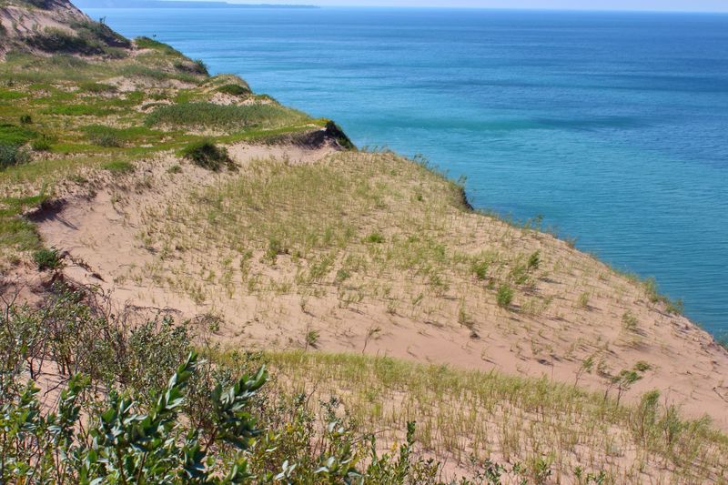 Sable Falls and the Dunes That Drop Into the Lake Sable Falls and the Dunes That Drop Into the Lake