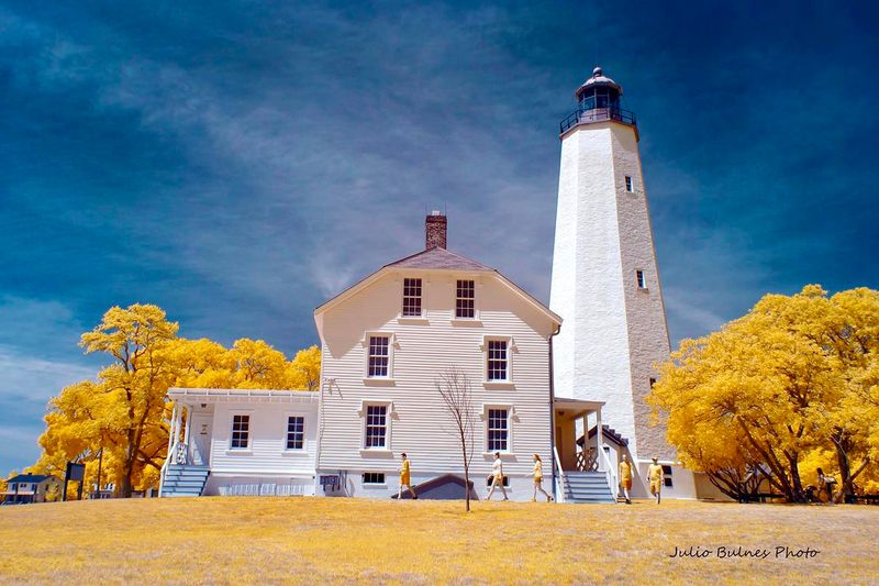 Sandy Hook and the Navesink Highlands - Sandy Hook Lighthouse, Twin Lights, and Mount Mitchill