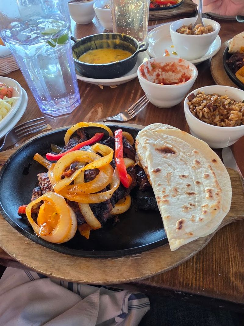 Sizzling Fajitas and Camptown Shrimp Give the Jambalaya Serious Competition Sizzling Fajitas and Camptown Shrimp Give the Jambalaya Serious Competition