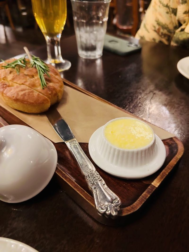 Start with the bread, fries, and small plates