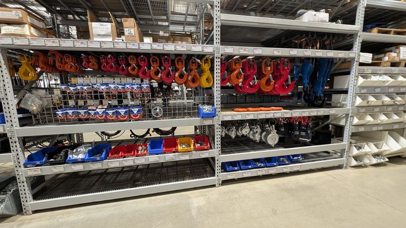 The 40,000-square-foot hardware store is packed with tools fasteners and specialized supplies