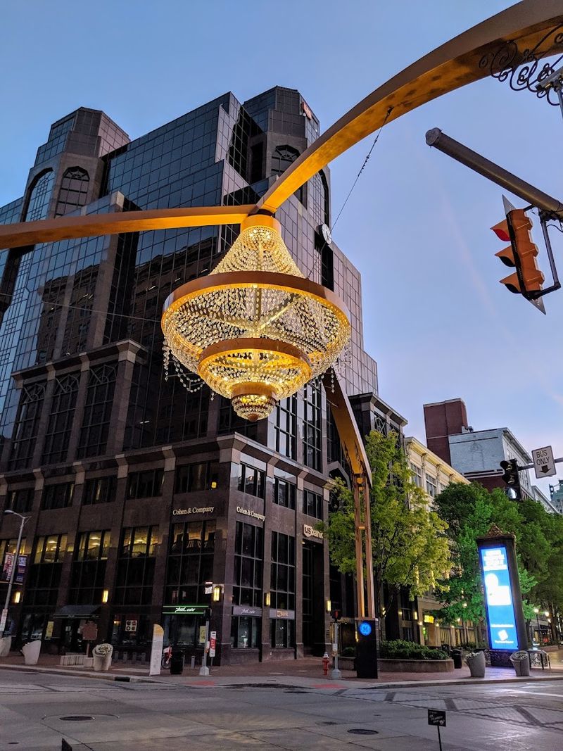 The Biggest Outdoor Chandelier in North America The Biggest Outdoor Chandelier in North America