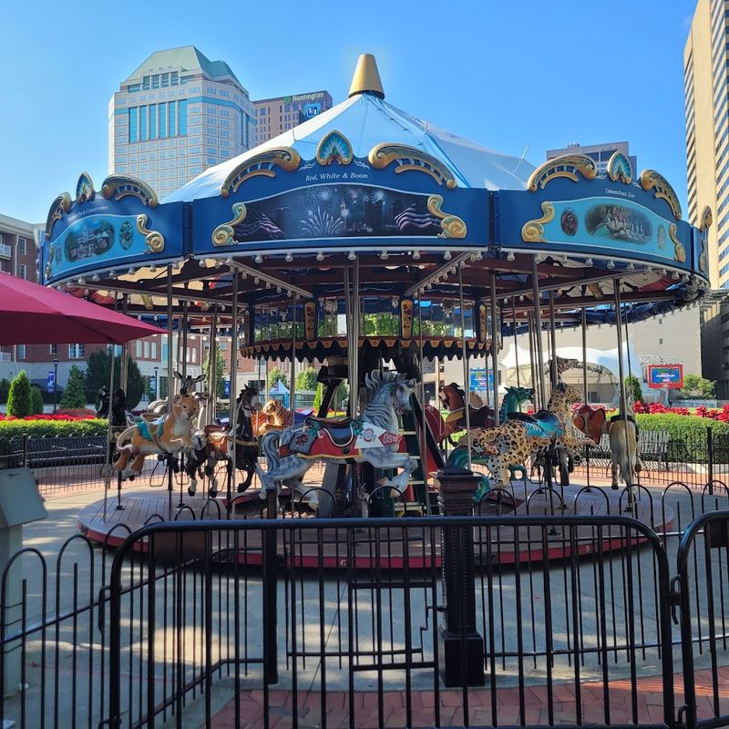 The Carousel At Columbus Commons, Columbus The Carousel At Columbus Commons, Columbus