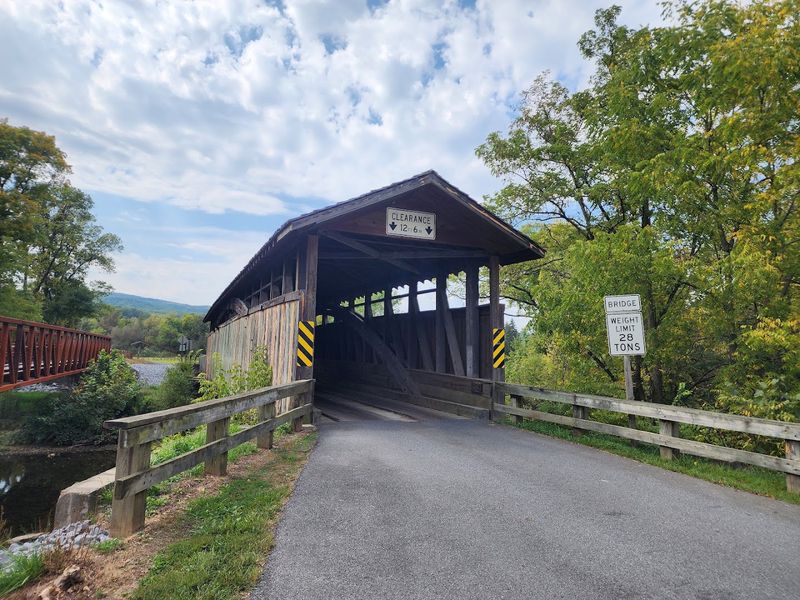 The Covered Bridge Entrance Sets the Mood The Covered Bridge Entrance Sets the Mood