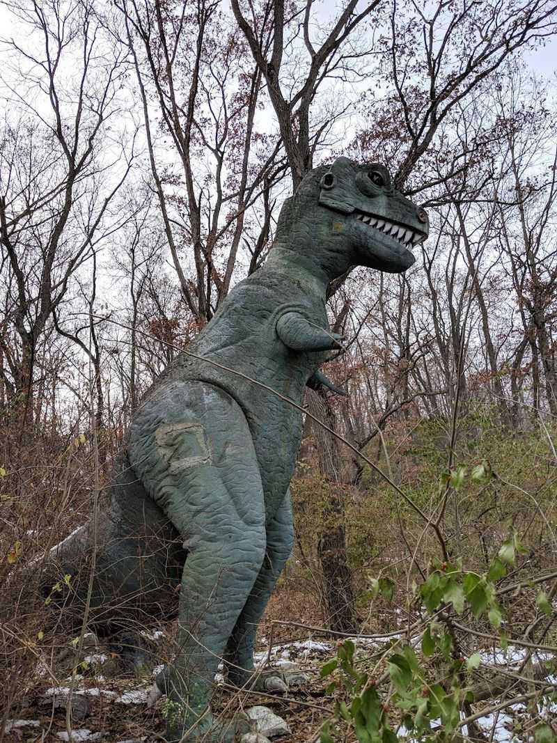 The Dinosaurs That Refused To Disappear: Michigan's Concrete Guardians The Dinosaurs That Refused To Disappear: Michigan's Concrete Guardians