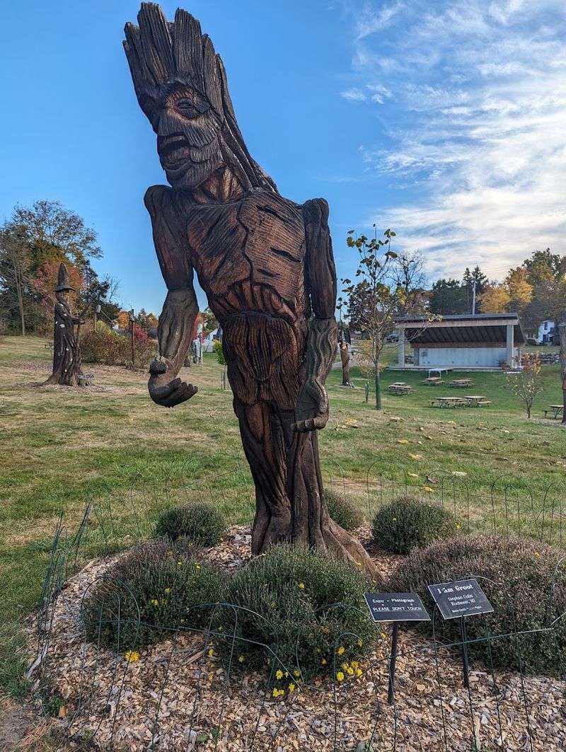 The Fantasy Forest: Where Carved Wood Becomes Something Otherworldly