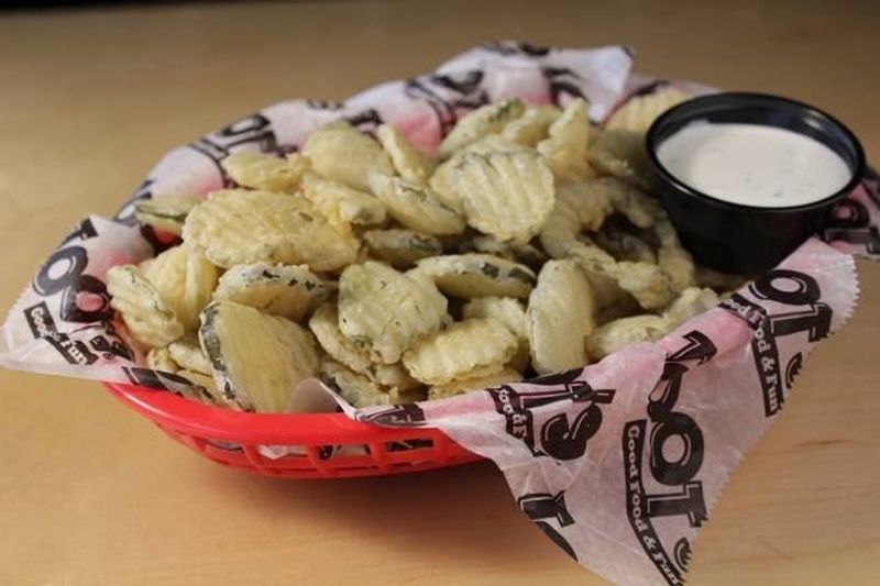 The Fried Pickles Arrive Hot, Crispy, And Ready To Share