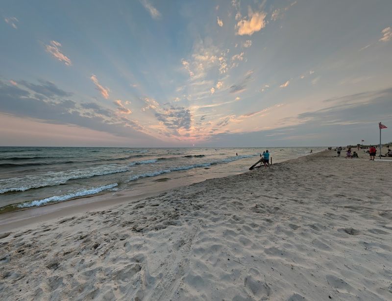 The Lake Michigan Beach That Carries the Headline