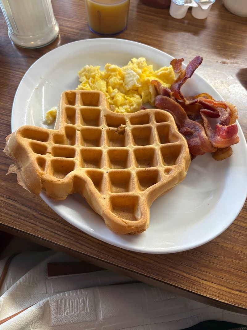 The Legendary Texas-Shaped Waffle The Legendary Texas-Shaped Waffle