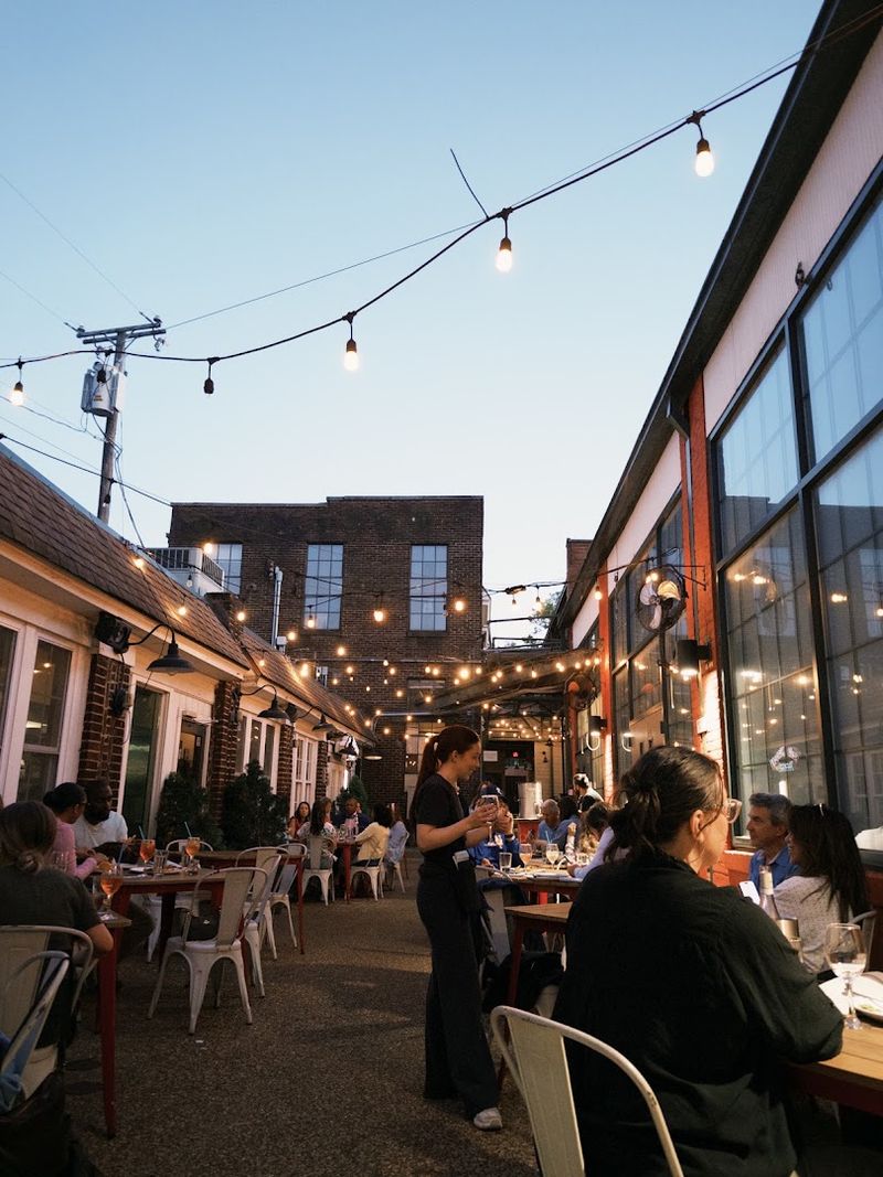 The Outdoor Courtyard Makes Dinner Feel Like A Mini Getaway The Outdoor Courtyard Makes Dinner Feel Like A Mini Getaway