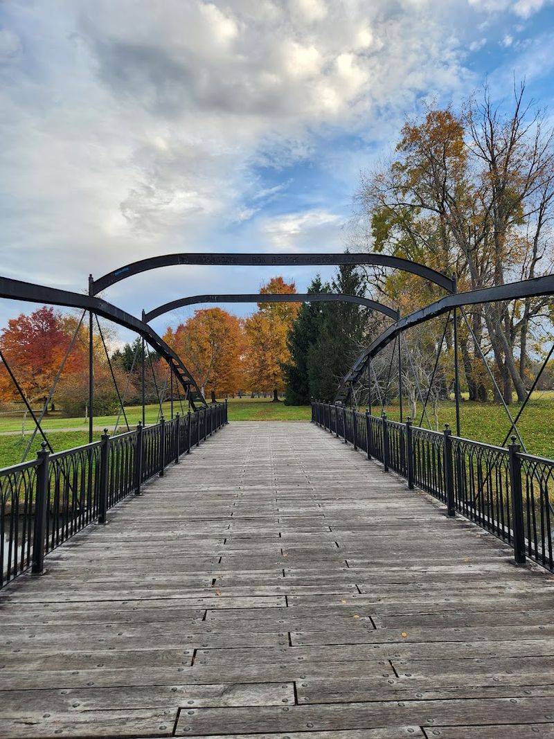 The Pond and Bridge Make a Picture-Perfect Stop The Pond and Bridge Make a Picture-Perfect Stop