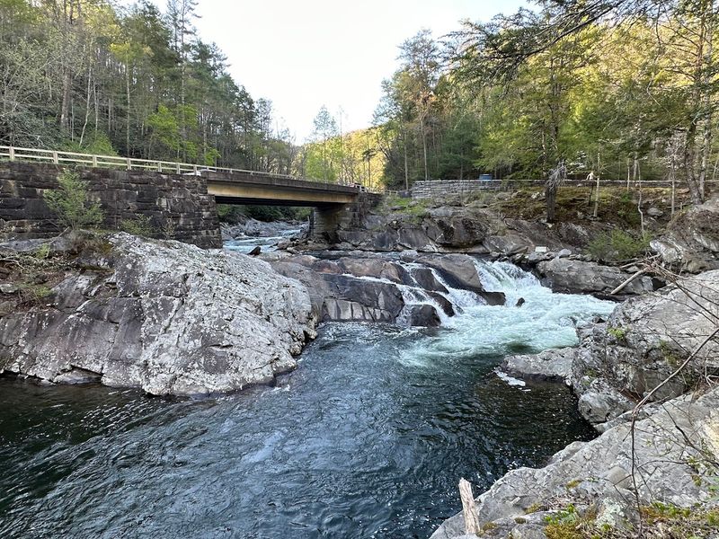 The Power of the Rapids and the Deep Chasm Below