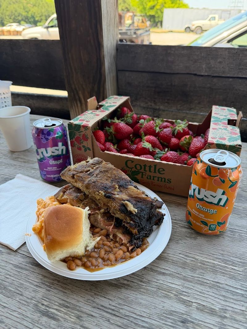 The Produce Stand Setting Adds To The Charm