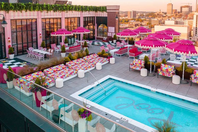 The Rooftop Pool Is One of the Hotel's Biggest Highlights The Rooftop Pool Is One of the Hotel's Biggest Highlights