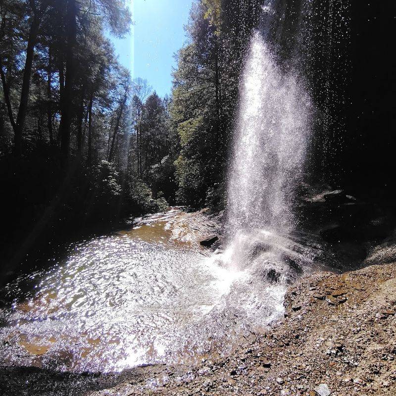The Sound Of Falling Water Builds With Every Step
