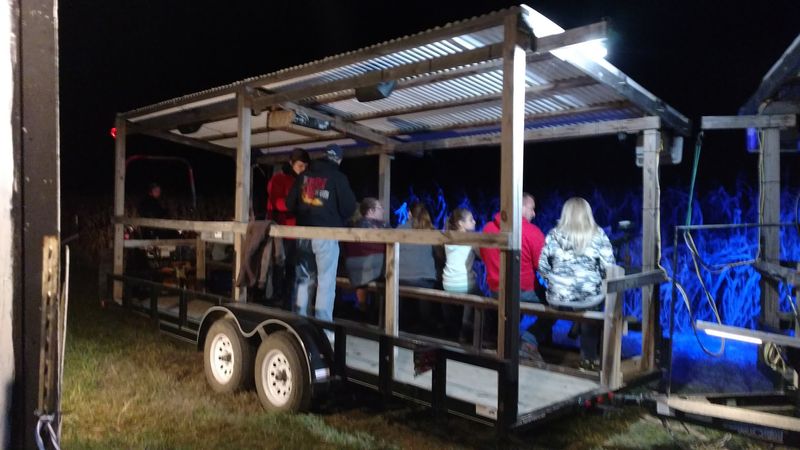 The cornfield is one of the standout spooky settings