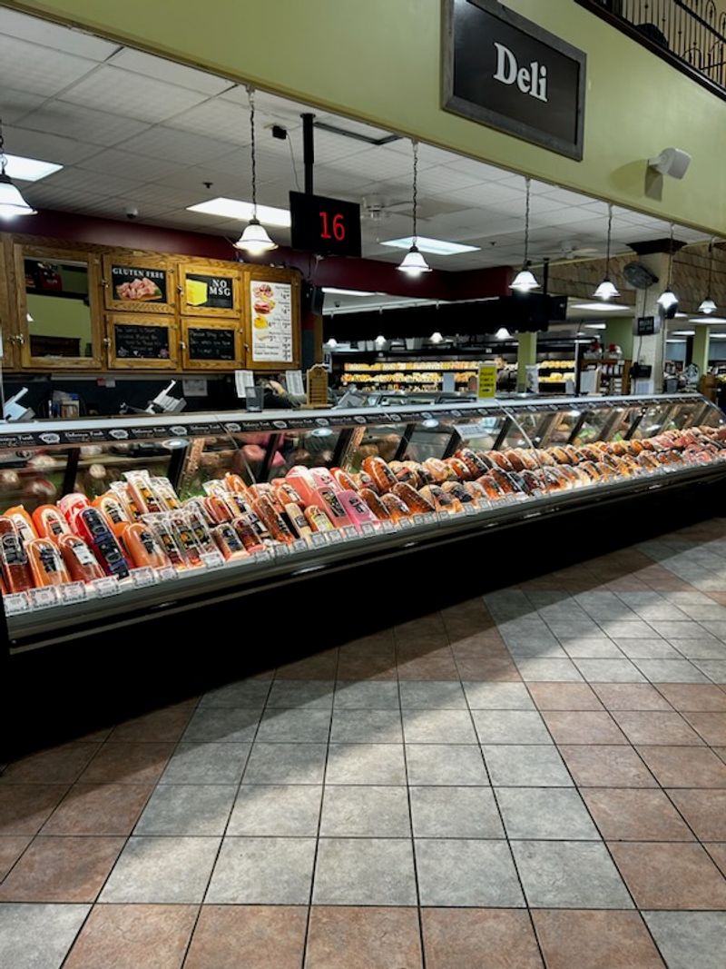 The deli case makes sandwich lovers very happy The deli case makes sandwich lovers very happy