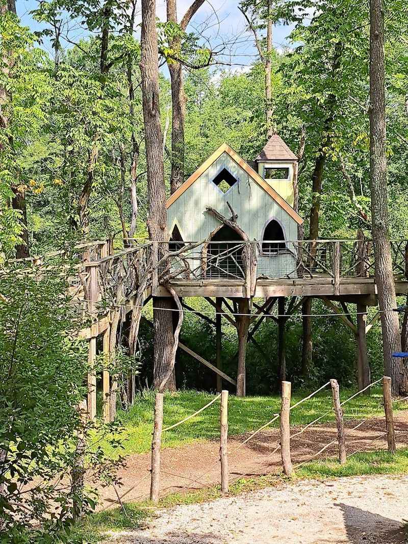 The gardens and preserve create a storybook setting