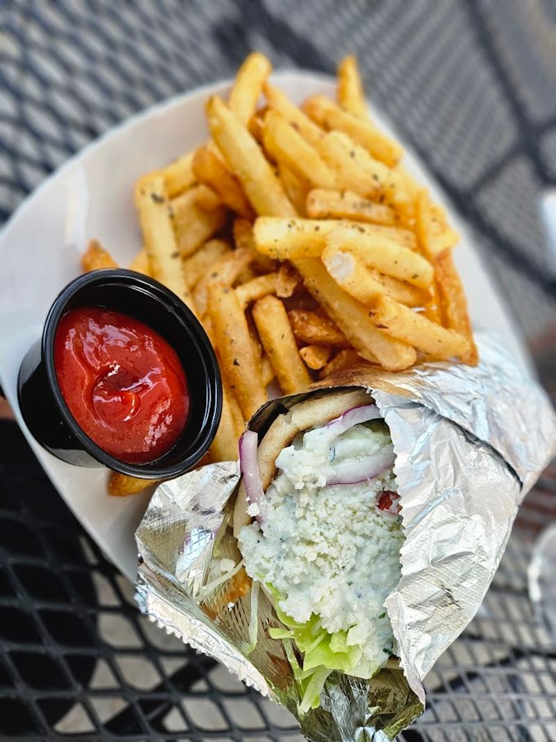 The gyros are what keep people talking The gyros are what keep people talking