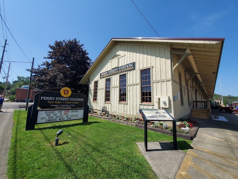 The historic station adds to the time-travel feeling