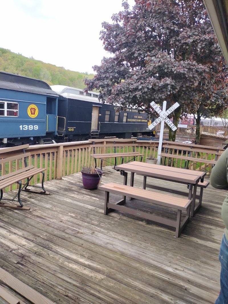 The midway stop gives you a chance to stretch and look around